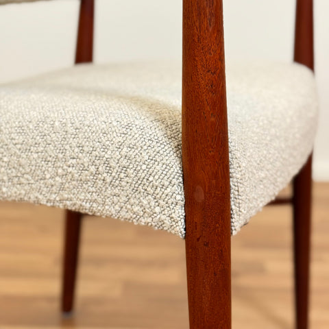 Armchair in solid teak 'model 223' by Kurt Olsen for Slagelse Möbelverk, 1960s-70s Denmark