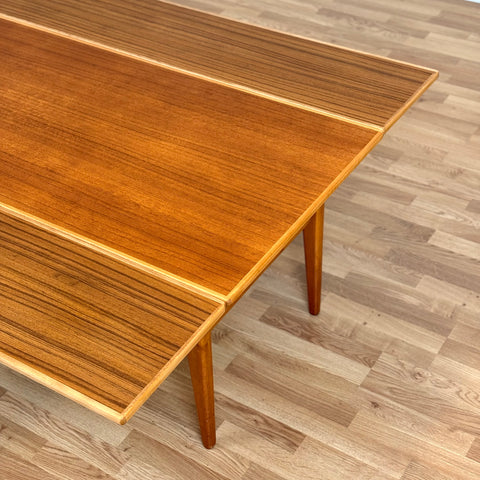 PRICE Extandable coffee table in teak by Emmaboda Möbelfabrik, 1950s-60s, Sweden - Beyo Vintage