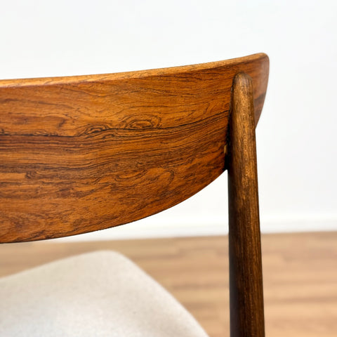 Set of 4 chairs made of Santos rosewood by EW Bach for AS Skovby Møbelfabrik, 1950s-60s, Denmark - Beyo Vintage