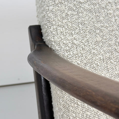 Lounge chairs reupholstered in boucle, 1960s - Beyo Vintage
