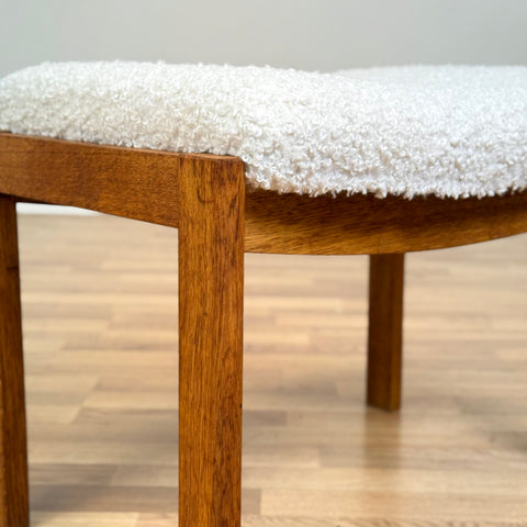 Stool in oak, 1950s-60s - Beyo Vintage