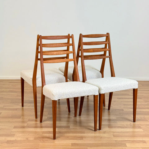 Set of 4 dining chairs in solid oak - Beyo Vintage