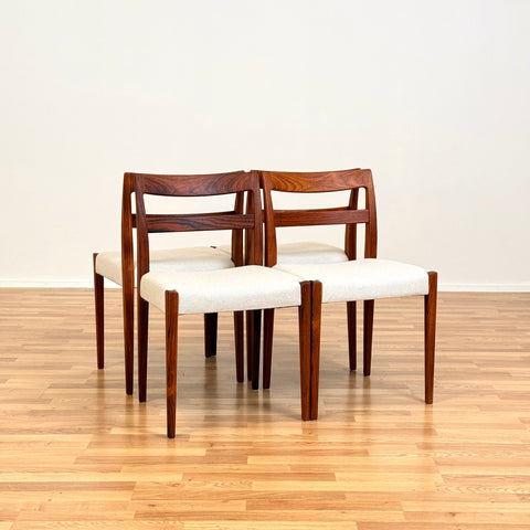 Set of 4 dining chairs, model Garmi by Troeds, 1950s-60s, Sweden