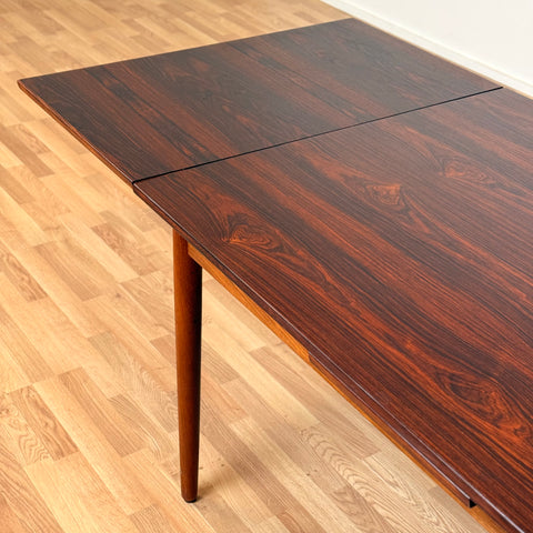 Dining table in Santos rosewood by Emil Clausen, 1950s-60s, Denmark