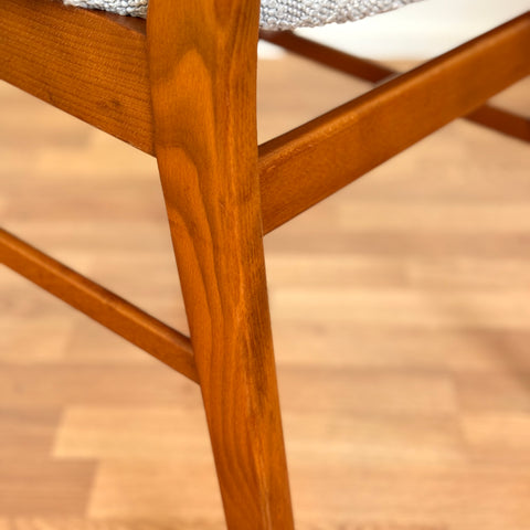 Set of 6 dining chairs in beech & teak, by Farstrup, 1950s-60s, Denmark