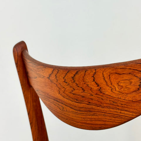 Set of 4 dining chairs in rosewood by Glyngøre Stolefabrik, 1950s-60s, Denmark - Beyo Vintage