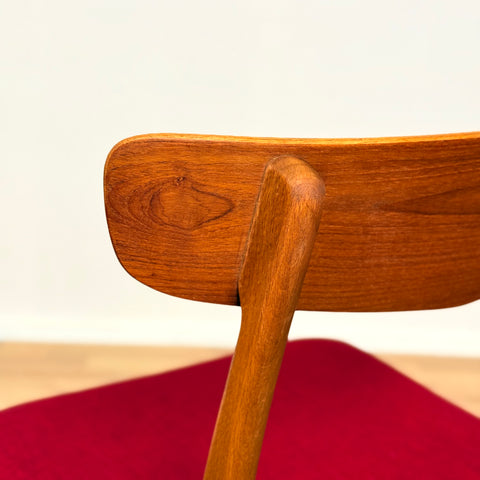 Set of 6 dining chairs in teak & beech by Findahl, 1950s-60s, Denmark
