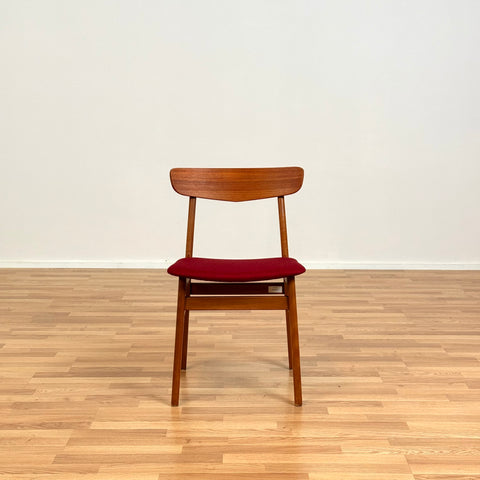 Set of 6 dining chairs in teak & beech by Findahl, 1950s-60s, Denmark