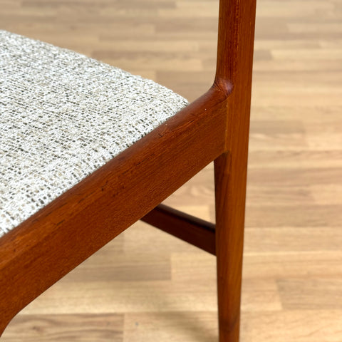 Set of 4 dining chairs in teak by Knud Andersen for JCA Jensen Indh., Aarhus, 1950s-60s, Denmark - Beyo Vintage