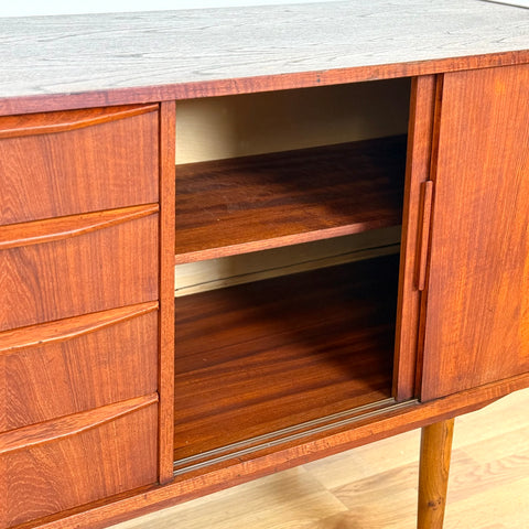 Sideboard in teak, 1950s-60s, Denmark - Beyo Vintage