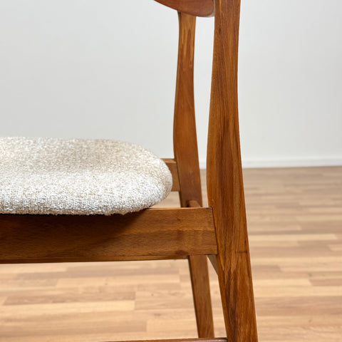 Set of 6 chairs made of teak & beech by Sax 1950s-60s, Denmark - Beyo Vintage
