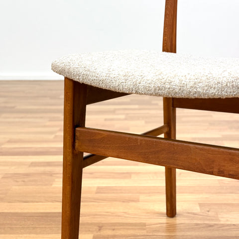 Set of 6 chairs made of teak & beech by Sax 1950s-60s, Denmark - Beyo Vintage