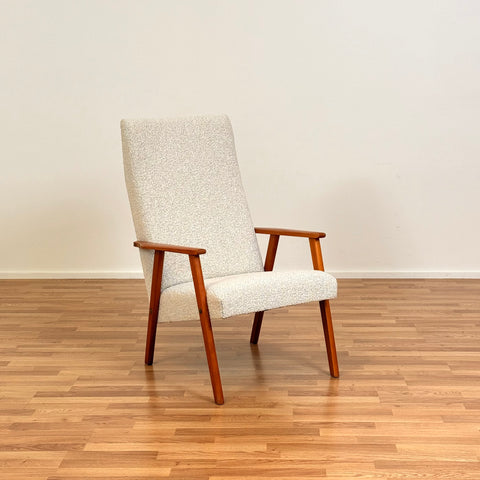 Armchair in solid beech, 1950s-60s Sweden