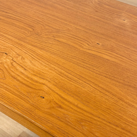 Dining table in teak and oak by Børge Mogensen, 1950s-60s, Denmark - Beyo Vintage