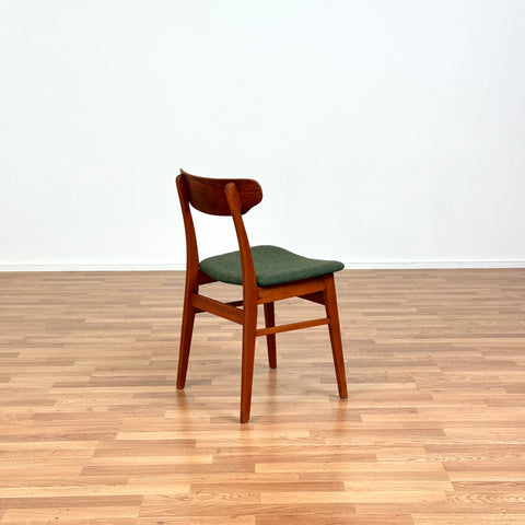 Set of 4 dining chairs in beech & teak by Farstrup, 1950s-60s, Denmark - Beyo Vintage
