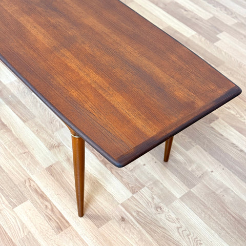 Coffee table in teak by Björkås Möbelfabrik, Malmbäck, 1950s-60s, Sweden