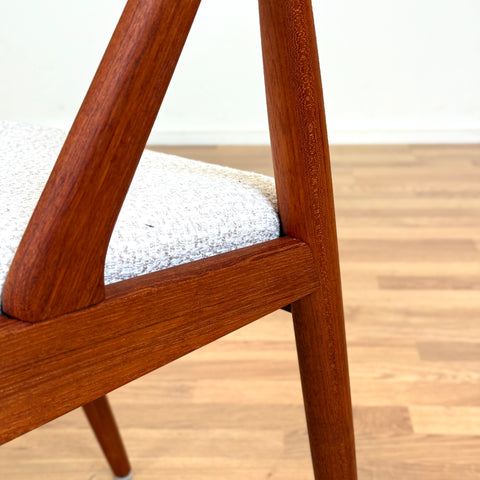 Set of 6 chairs made of solid teak by Kai Kristiansen, 1950s-60s, Denmark - Beyo Vintage