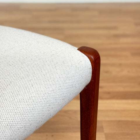 Set of 6 dining chairs in teak designed by Niels O. Moller, model '71', 1950s-60s, Denmark