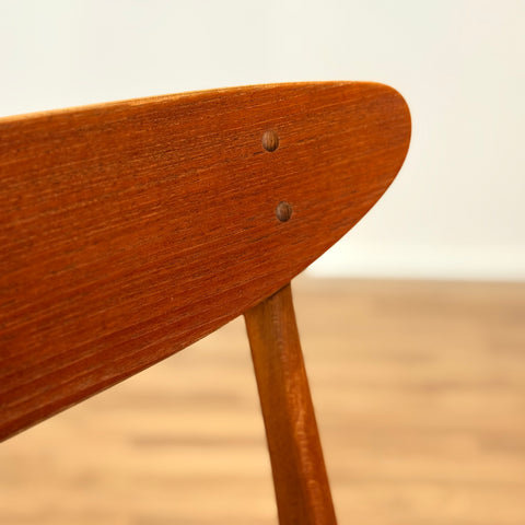 Set of 4 dining chairs, model 210, in teak, by Farstrup, 1950s-60s, Denmark