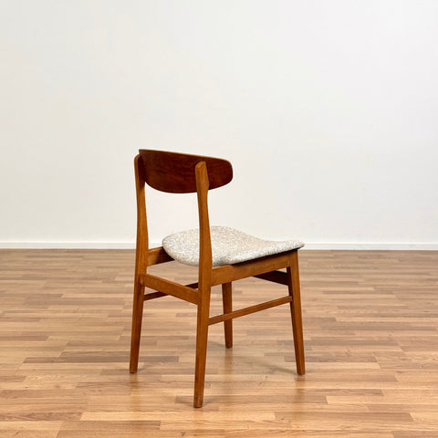 Set of 6 chairs made of teak & beech by Sax 1950s-60s, Denmark - Beyo Vintage