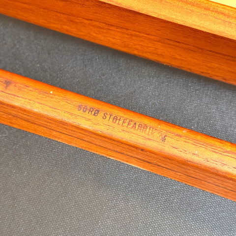 Set of 8 dining chairs in teak by Sorø Stolefabrik, 1950s-60s, Denmark