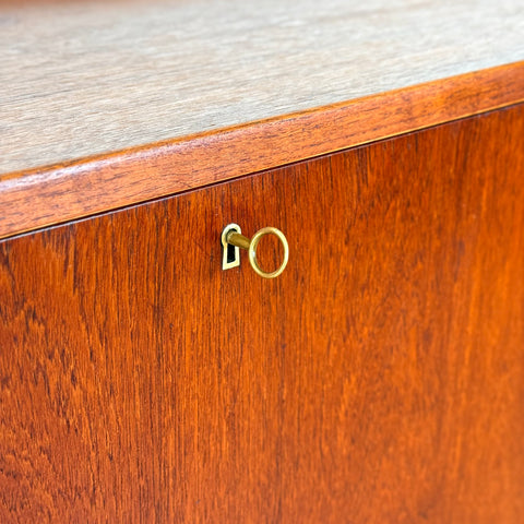 Highboard in teak by Ahlström Osakeyhtiö Warkaus, 1950s-60s, Finland - Beyo Vintage