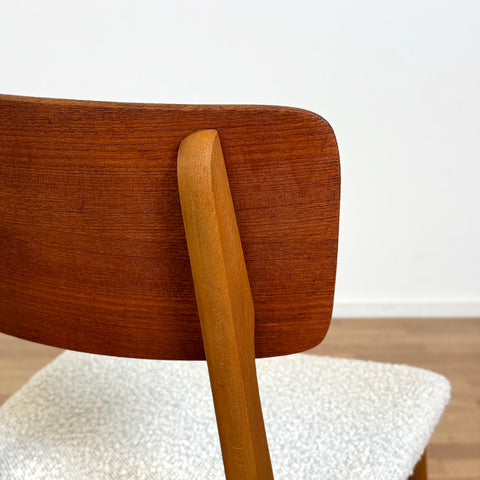 Set of 6 chairs made of teak & beech, 1950s-60s, Denmark - Beyo Vintage