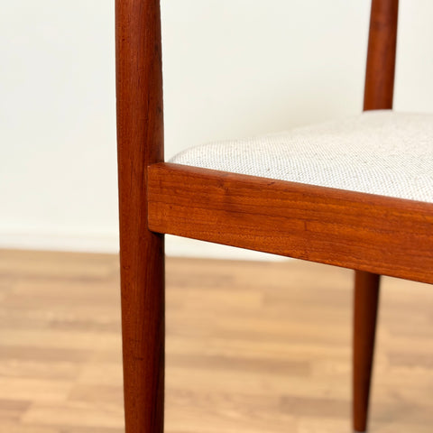 Set of 4 dining chairs in solid teak by Skovmand & Andersen, 1950s-60s, Denmark - Beyo Vintage