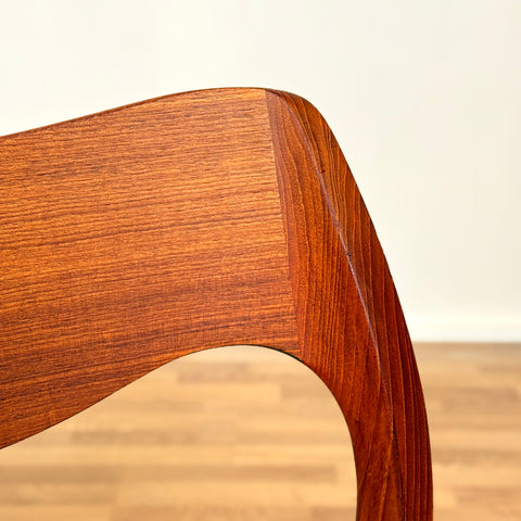Set of 6 dining chairs in teak designed by Niels O. Moller, model '71', 1950s-60s, Denmark