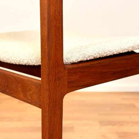 Set of 8 dining chairs in teak by Sorø Stolefabrik, 1950s-60s, Denmark