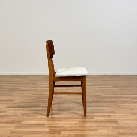 Set of 6 chairs made of teak & beech, 1950s-60s, Denmark - Beyo Vintage