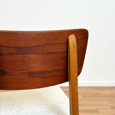Set of 6 chairs made of teak & beech, 1950s-60s, Denmark - Beyo Vintage