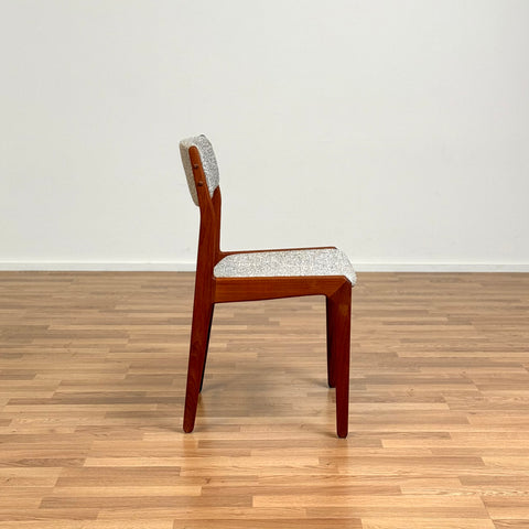 Set of 4 dining chairs in teak by Knud Andersen for JCA Jensen Indh., Aarhus, 1950s-60s, Denmark - Beyo Vintage