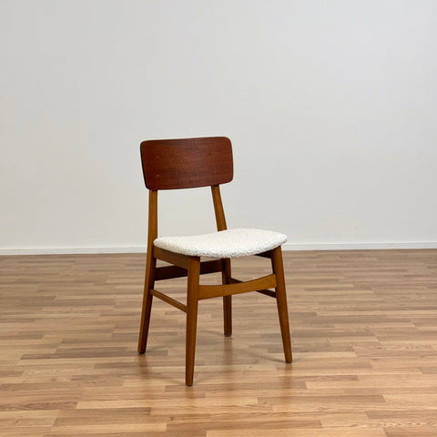 Set of 6 chairs made of teak & beech, 1950s-60s, Denmark - Beyo Vintage