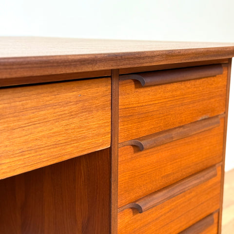 Writing desk in teak, 1950s-60s, Denmark - Beyo Vintage