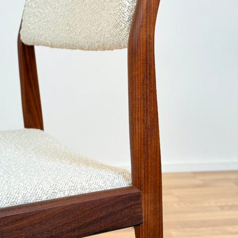 Set of 4 chairs in teak, 1950s-60s, Denmark - Beyo Vintage