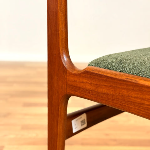 Set of 4 dining chairs in teak, by Erik Buch for Nova Stolefabrik, 1950s-60s, Denmark