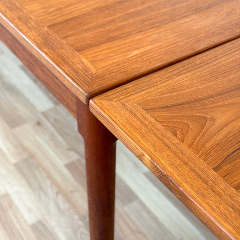 Dining table in teak by Slagelse Møbelværk A/S, 1950s-60s, Denmark - Beyo Vintage