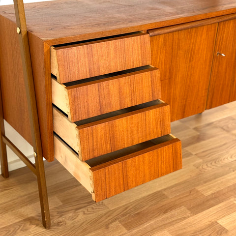 Bookshelf in teak, 1950s-60s, Sweden - Beyo Vintage