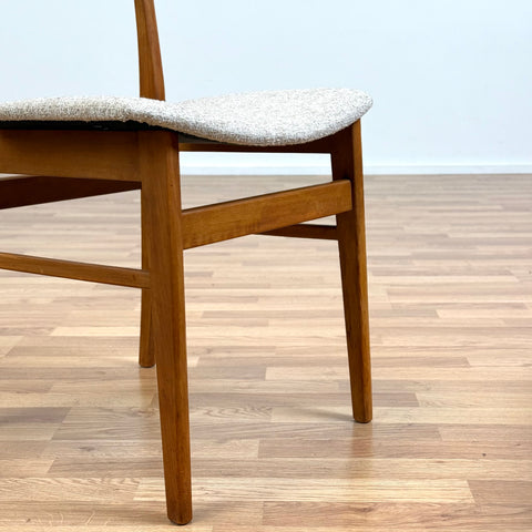 Set of 6 chairs made of teak & beech by Sax 1950s-60s, Denmark - Beyo Vintage