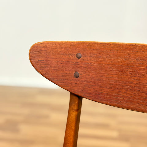 Set of 4 dining chairs, model 210, in teak, by Farstrup, 1950s-60s, Denmark