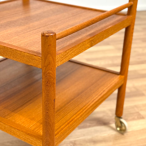 Side table / Trolley in teak, 1950s-60s, Sweden - Beyo Vintage