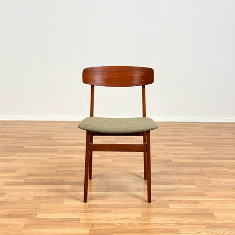 Set of 4 dining chairs in teak and beech by SAX, 1950s-60s, Denmark