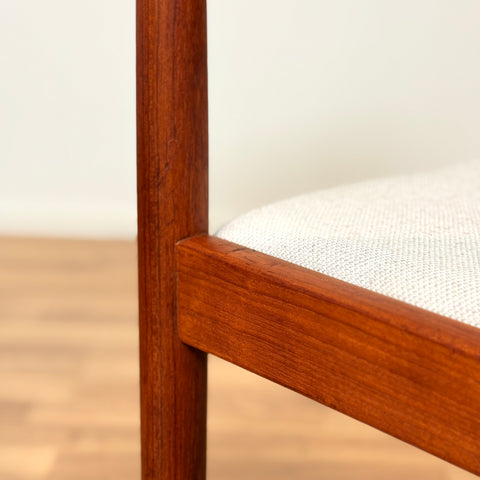 Set of 4 dining chairs in solid teak by Skovmand & Andersen, 1950s-60s, Denmark - Beyo Vintage