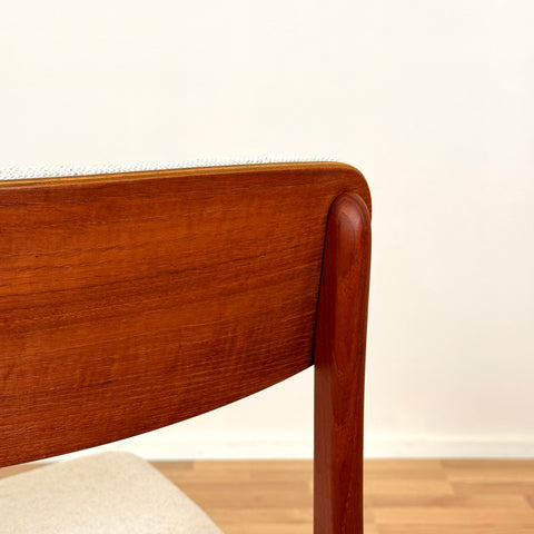 Set of 6 dining chairs by B. Rasmussen for Thorso Mobelfabrik, 1950s-60s, Denmark