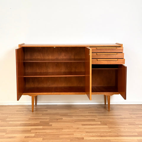 Highboard in teak and oak, 1950s-60s, Sweden - Beyo Vintage