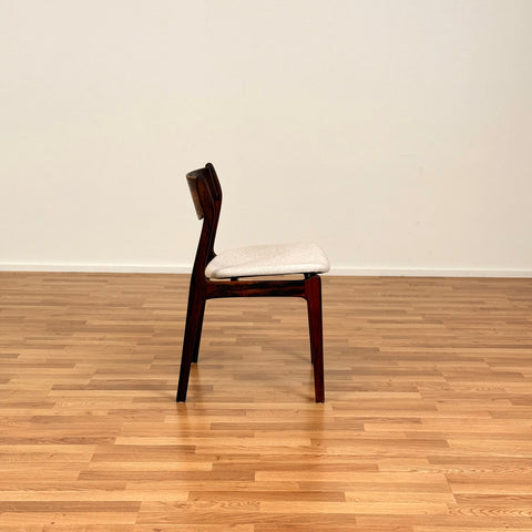 Set of 2 dining chairs in Santos rosewood by P. E. Jorgensen, 1950s-60s, Denmark