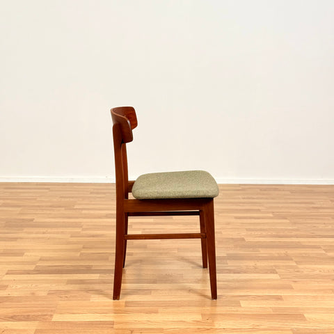 Set of 4 dining chairs in teak and beech by SAX, 1950s-60s, Denmark