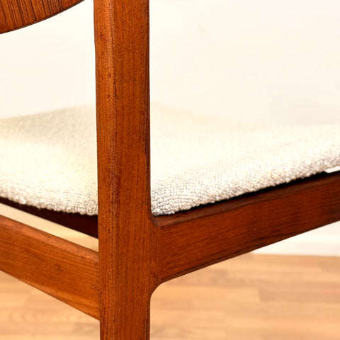 Set of 8 dining chairs in teak by Sorø Stolefabrik, 1950s-60s, Denmark
