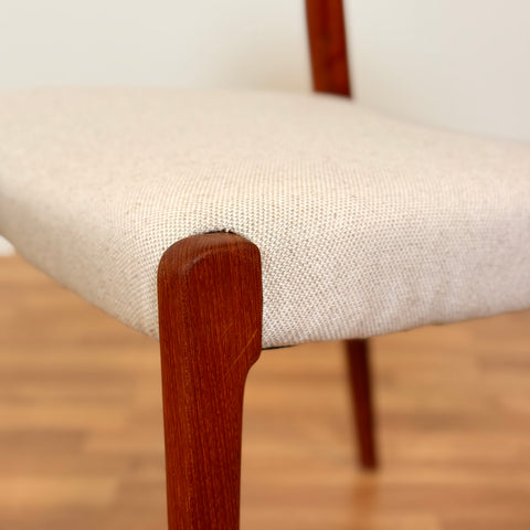 Set of 6 dining chairs Niels O. Moller, model '71', in teak, 1950s-60s, Denmark